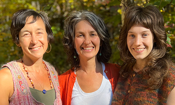 Three women after participating in The Re-membering Retreat